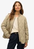 Superdry Korte Gewatteerde Liner Jas Dames Winter Twig Beige