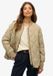 Superdry Korte Gewatteerde Liner Jas Dames Winter Twig Beige