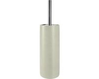 Spirella Toiletborstel met Houder - Tube Ribbed Toiletborstelhouder - Badkameraccessoires met Verwisselbaar Borstelhoofd - Cement