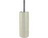 Spirella Brosse WC avec Support - Brosse WC Tube Ribbed - Accessoires de Salle de Bain avec Tête de Brosse Remplaçable - Ciment