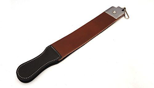 starlingukpk Kwaliteit Lederen Rechte Gesneden Keel Twee Zijkanten Mini Razor Strop/Mini Scherpende Riem.