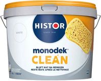 Histor Monodek Clean Muurverf Mat - 5L - Wit