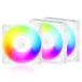 ARCTIC P14 Pro Reverse A-RGB (3 Pack) - 140 mm Premium ventilator met omgekeerde luchtstroom, PWM ventilator met Y-kabelsplitter, 400-2650 rpm, 0 rpm <5% PWM, 5V Digital RGB, FDB, 4-Pin - Wit