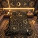 Galaxy Ensemble de literie "Soleil & Lune", Astrologie, Super King Size