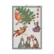 Ekelund Linneväveri Serviette de cuisine Purr-fect Christmas 35x50 cm Multi