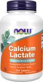 NOW Foods Lactate de calcium 250 comprimés
