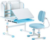 VEVOR Kinderbureau Boekenplank Hoogte Verstelbaar Blauw