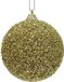 Decoris Kerstbal Foam Glitter Licht Goud dia8.00cm
