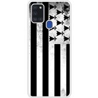 Samsung Galaxy A21S Drapeau bretagne Verstevigd hoesje met sublimatie bedrukking