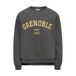 ONLY KIDS ONLY GIRL rechtvallende sweater met tekst - grijs