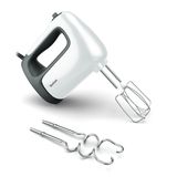 Tefal Prep'Mix+ HT4601 Hand Mixer - 500W - White