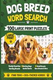 Dog Breed Word Search Puzzle Book for Adults