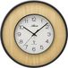 Atlanta 4540/30, radio-réveil mural, noir/beige
