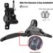 Tektro Hydraulische schijfremset voor linker Tektro HD-T386 met 1800 mm slang - Zwart