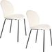 Zuiver Bonnet Eetkamerstoelen Off-White - Set van 2