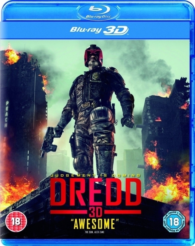 Entertainment One Dredd 3 D 3 D 2 D Blu ray blu-ray (3D)