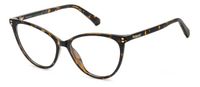 Polaroid Bril PLD D551 086 Cat Eye Havana Kunststof/Carbon Vrouwen 0.00