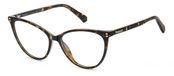 Polaroid Bril PLD D551 086 Cat Eye Havana Kunststof/Carbon Vrouwen 0.00