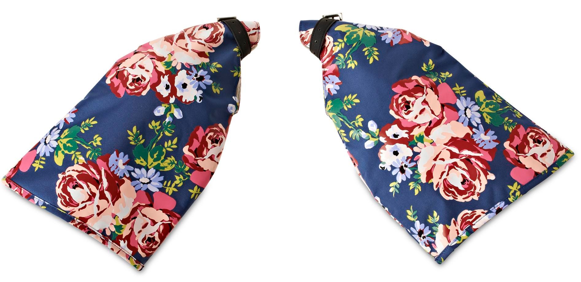 Basil Blossom Roses - Handwarmers Set - Blauw / Wit