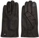 Tommy Hilfiger Handschoenen Leer Unisex Zwart