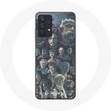 Maniacase Hoesje voor Samsung Galaxy A32 5G Game of Thrones Seizoen 8 De IJzeren Troon Personages Poster Grijze Achtergrond