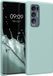 kwmobile telefoonhoesje geschikt voor Oppo Find X3 Neo - Hoesje met siliconen coating - Smartphone case in mintgroen