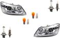 Netparts24 Johns koplampen compatibel met Škoda Octavia 1Z (modeljaren 01/09-06/13) + verlichting. Complete set.