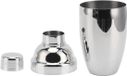 Stainless Steel Wine Shaker met Strainer en Lid - Kleine Martini Shaker - Mini Cocktail Shaker pour Gemengde Dranken - Bar Shaker (Argent)