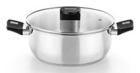 Monix M240316 casserole Rond Acier inoxydable 16 cm avec Couvercle