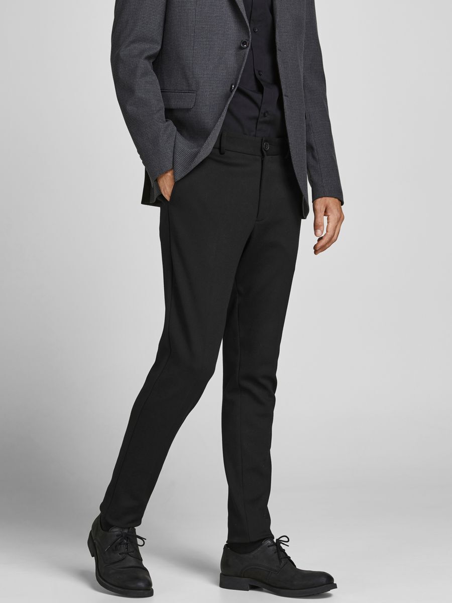 Jack & Jones Marco Phil Jersey Chino - Zwart - Maat 34