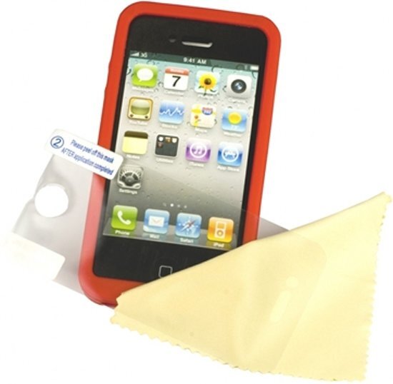 Logic3 Silicone Grip Red Iphone 4