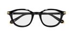 Cartier Ct0584o Lunettes De Vue Unisexe Noir Rondes 49mm