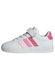 adidas Grand Court 3.0 Children Shoes, Ftwr White/Pink Fusion/Bliss Pink, 28 EU
