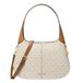 Michael Kors Petit Sac porté épaule fermeture éclair Vanille/Acorn