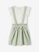 Vertbaudet Set - 2 delig - t-shirt - rok - strepen - katoengaas