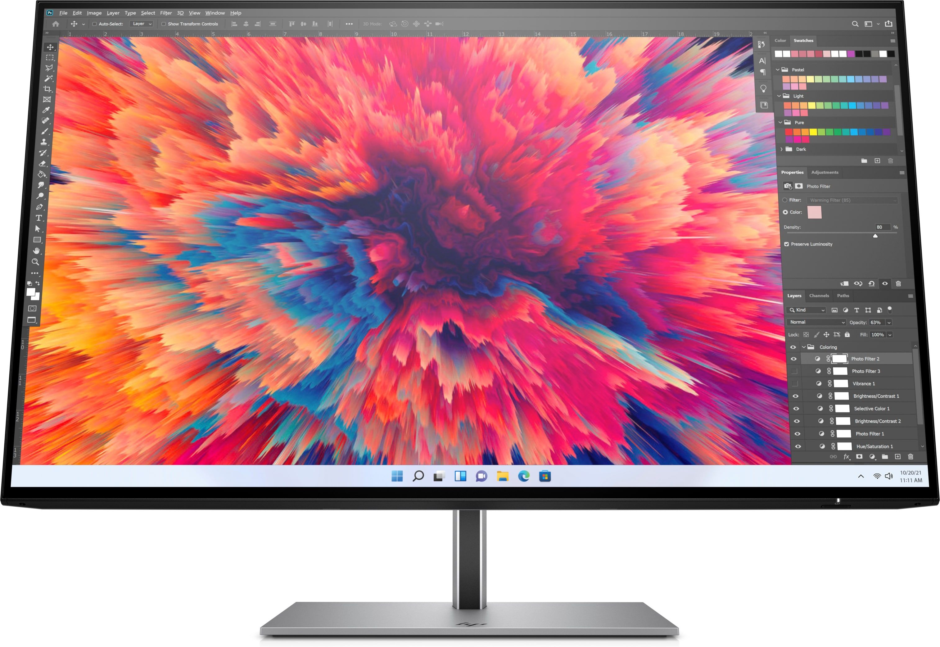 HP Z24q G3 23.8" Quad HD Monitor - IPS, 90Hz, HDR, Silver