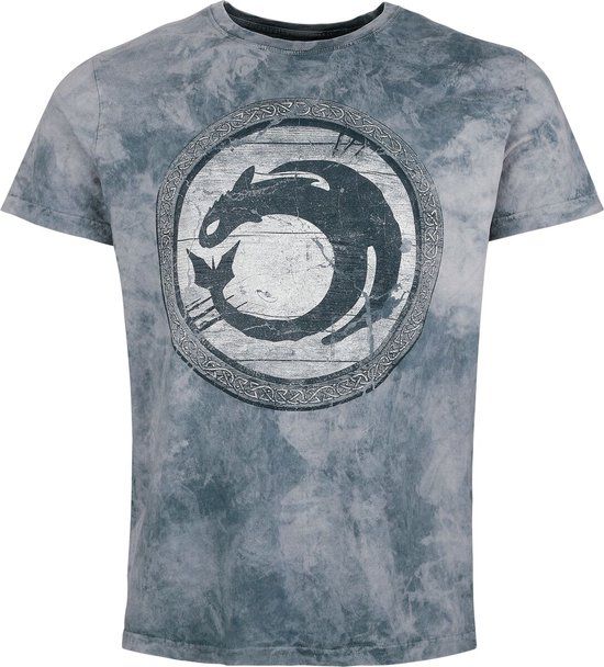How To Train Your Dragon Hoe tem je een draak Dragons - Shield Heren T-shirt - meerkleurig - XL