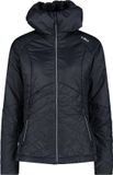 CMP Donsjas met vaste capuchon voor dames, antraciet, XXS