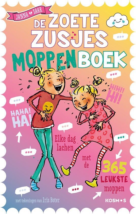 De Zoete Zusjes - De Zoete Zusjes moppenboek - Paperback - 144 pagina's - Hanneke de Zoete