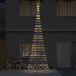 vidaXL Sapin de Noël LED Multicolore 500 cm Métal