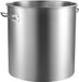 Casserole en acier inoxydable, 84 Litres, Grande Capacité, Set de cuisson robuste avec panier, couvercle et poignée, pour grands événements de groupe, qualité commerciale, finition brossée, Argent