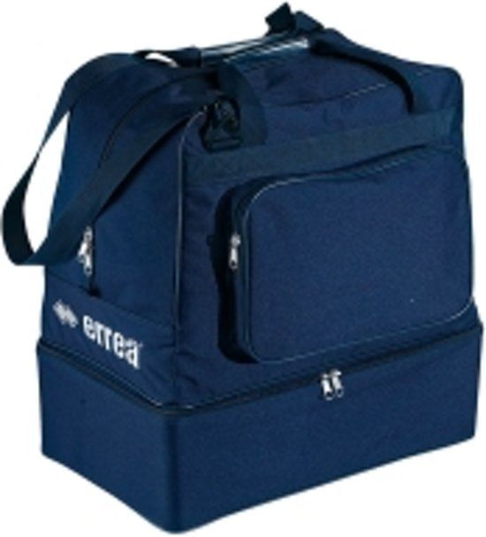 Errea Sporttas - Basic Media Bag - Donkerblauw - met schoenenbak - Polyester