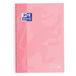 Oxford Touch Cahier Européen A4+ Ligne 80 Pages Rose Pastel Reliure spirale 10 Pièces