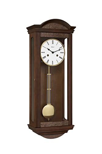 Hermle Hangwandklok 71001-030141 - Wortelhoutlook - 1/2 uur slag