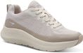 Tamaris WIDE FIT Dames Sneaker 8-83732-46 400 Beige Textiel Rubber Plateau Hak Maat 41 EU