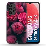 Beschermhoesje Samsung Galaxy A13 Pioenroos Beschermhoesje