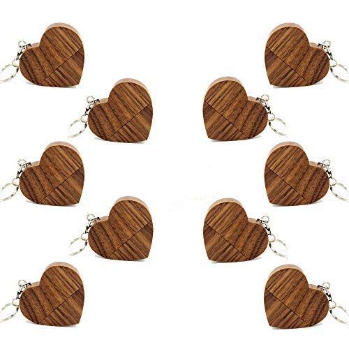 A-Plus Een Plus+ 10 Pack USB Flash Drives Houten en Bamboe USB Memory Stick