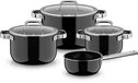 WMF Fusiontec 2.0 Mineral Pro - Pannenset - 4-delig - Black - Inductie - Krasbestendig