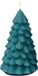 Deluxe Homeart Kerstboom LED Kaars Donkergroen 16cm