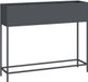 vidaXL Verhoogde plantenbak Antraciet Staal 100 x 26 x 82 cm